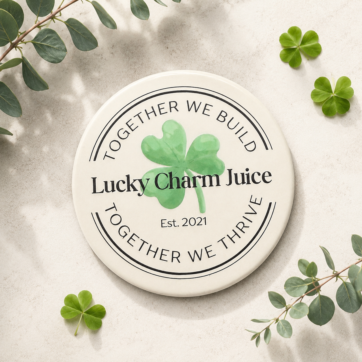 Lucky Charm Signature COASTER π