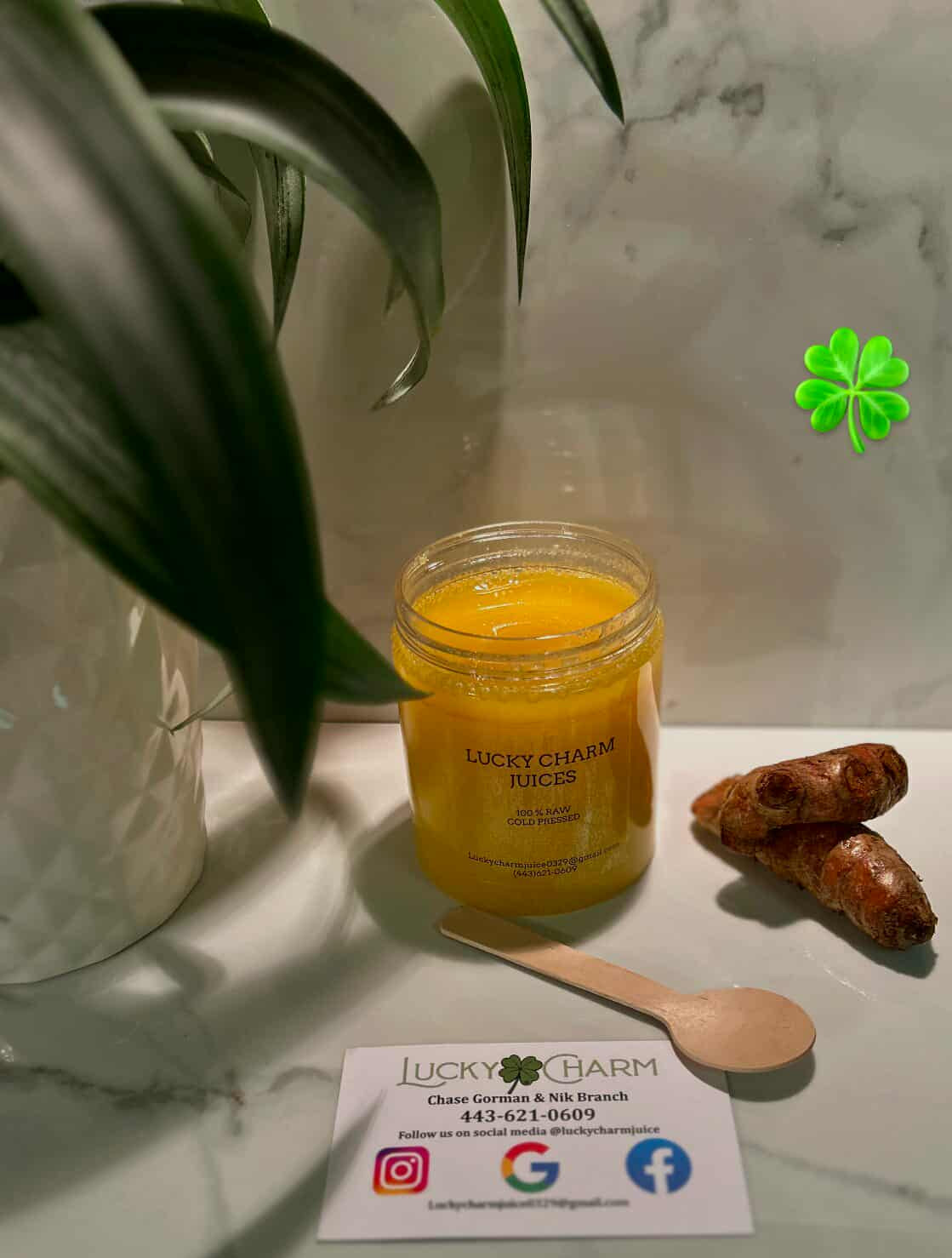 Top of the Turmeric Sugar Scrub